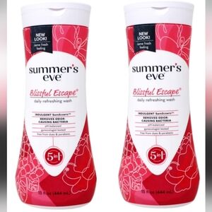 2 x Summer’s Eve Blissful Escape Daily Feminine Wash Removes Odor pH Balanced
